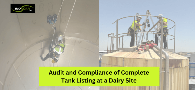 Audit And Compliance Of Complete Tank Listing At A Dairy Site
