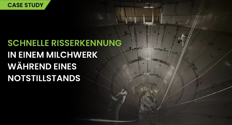 Schnelle Erkennung eines Risses in einer Molkerei während eines Notstillstands 1