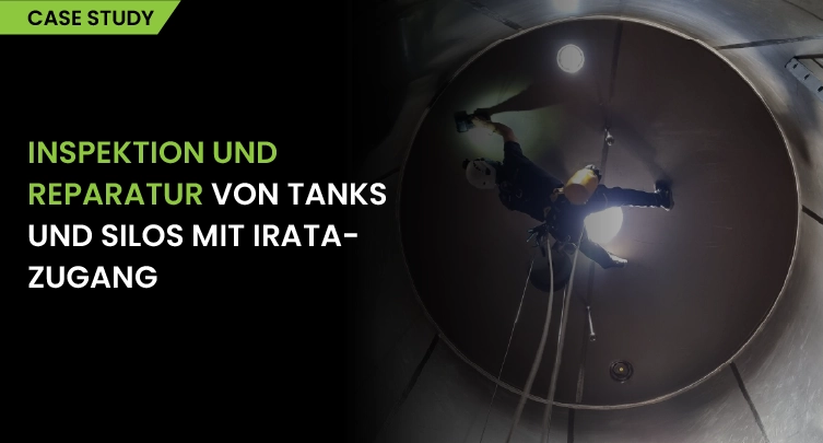 Inspektion und Reparatur von Tanks und Silos unter Einsatz von IRATA-Zugangstechniken 1
