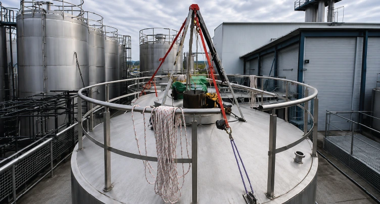 Silo Inspection In Dairy Industry